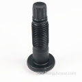 Round Head Oval Neck Bolt With Ribbed Tail